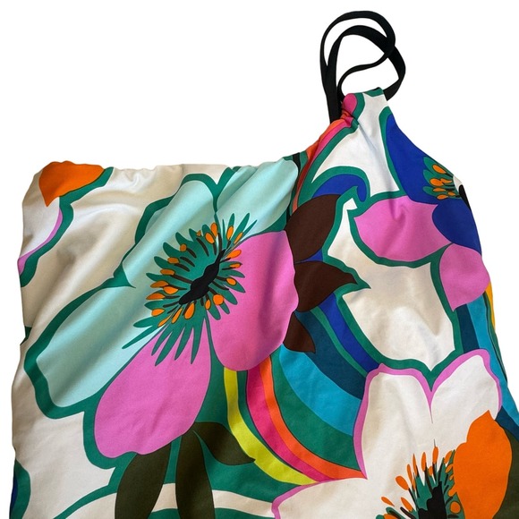 La Blanca One Shoulder One Piece Swimsuit in Sun Catcher NWT Plus Size 18W - Picture 4 of 8